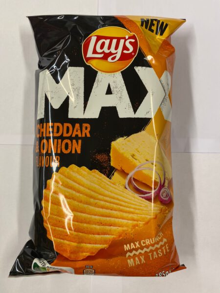 Lays Max Cheddar & Onion 185 gram