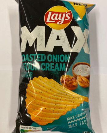 Lays Max Roasted Onion & Sour Cream 185 gram