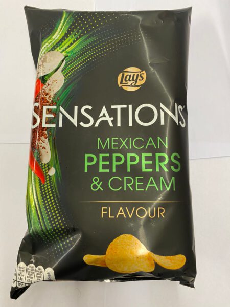 Lays Sensations Mexican Peppers & Cream 150 gram