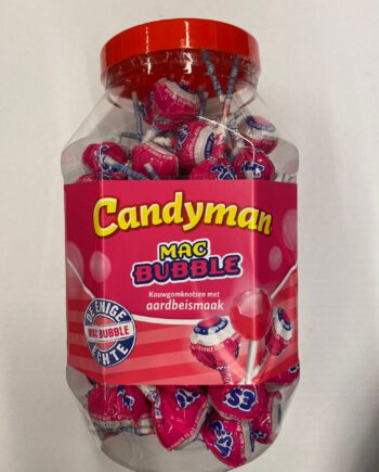 Mister Bubble Lollie Aardbei