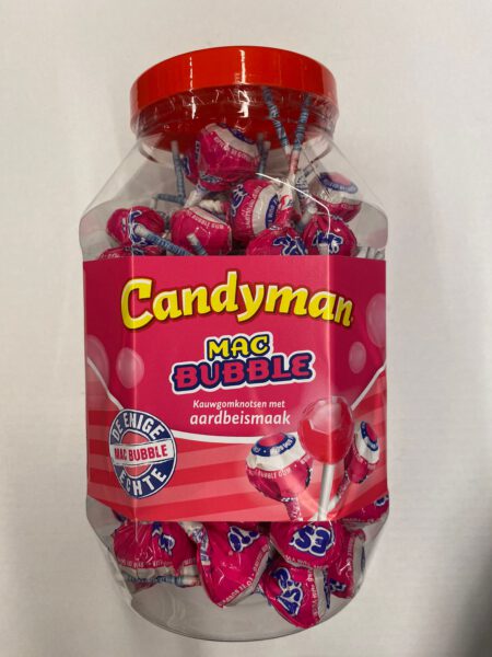 Mister Bubble Lollie Aardbei
