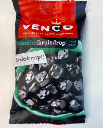 Venco Menthol Kruisdrop 120 gram