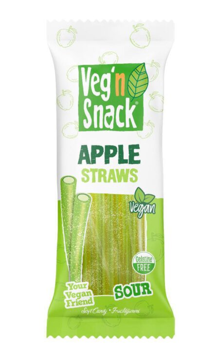 Veg'n Snack Apple Straws Sour