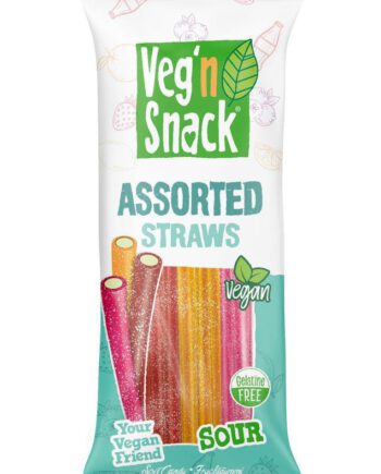 Veg'n Snack Assorted Straws Sour