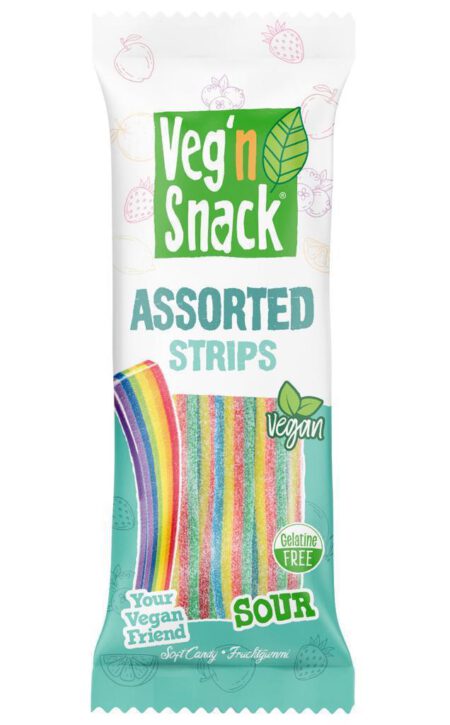 Veg'n Snack Assorted Strips Sour