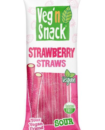 Veg'n Snack Strawberry Straws Sour